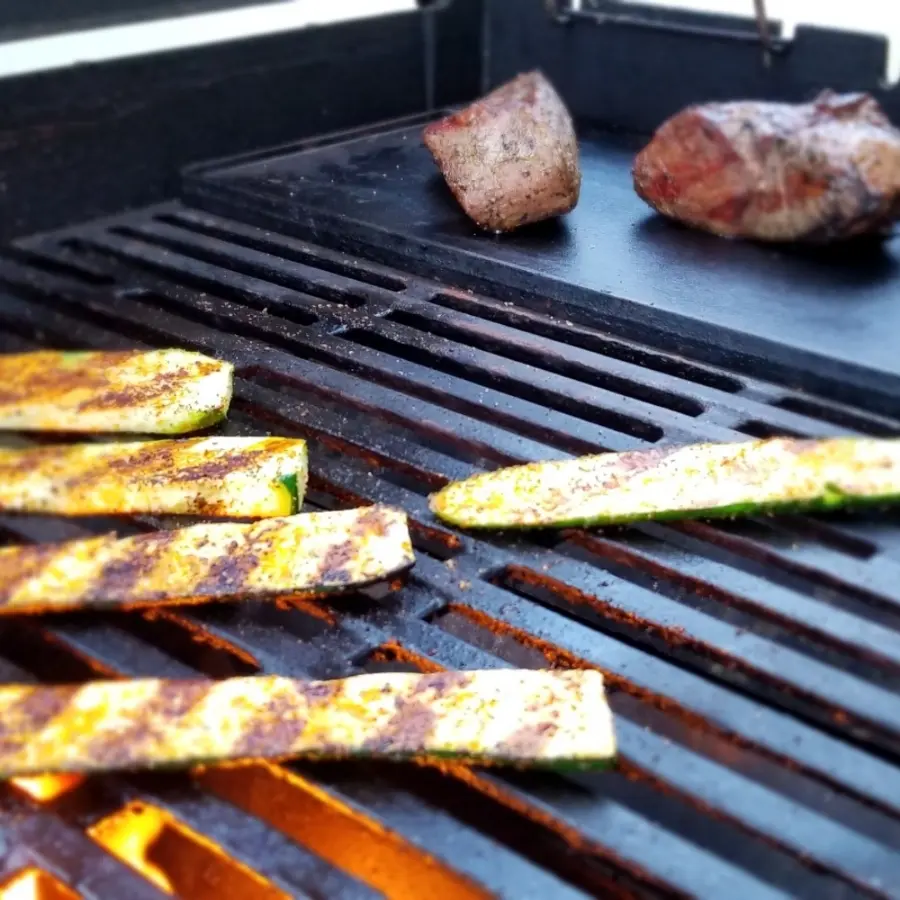 creation thumb for Grilled lamb and veggies