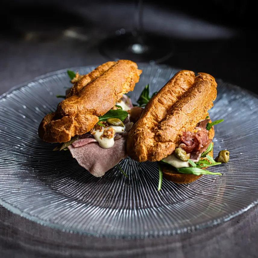creation thumb for Vitello Tonnato Eclairs