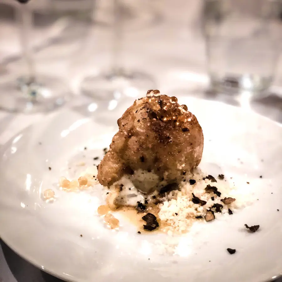 creation thumb for Fried cauliflower with black truffles