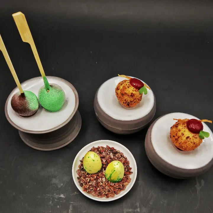 creation thumb for CARRO DE ARROZ AL CILANTRO | ARROZ ARANCINI LECHE | CHOCOLATES