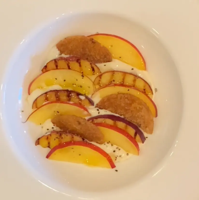 creation thumb for Goat cheese & Nectarines