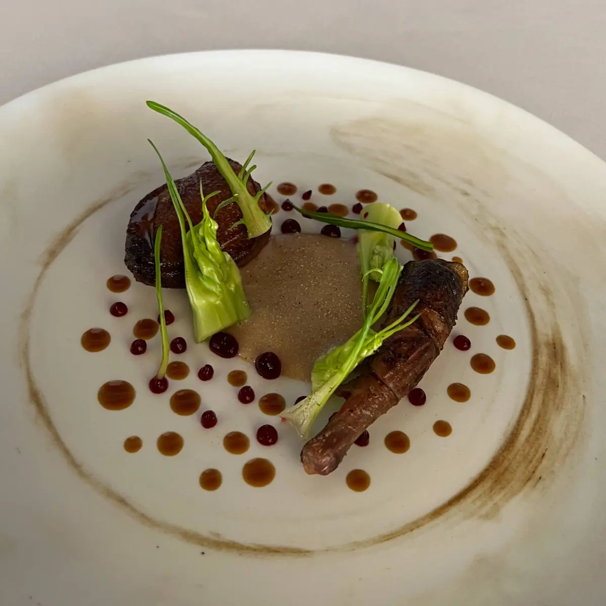 creation thumb for Pigeon, Pèara Sauce and Sauce