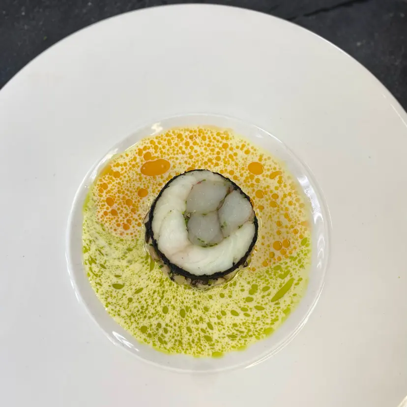 creation thumb for Red snapper & shrimps with yuzu beurre blanc