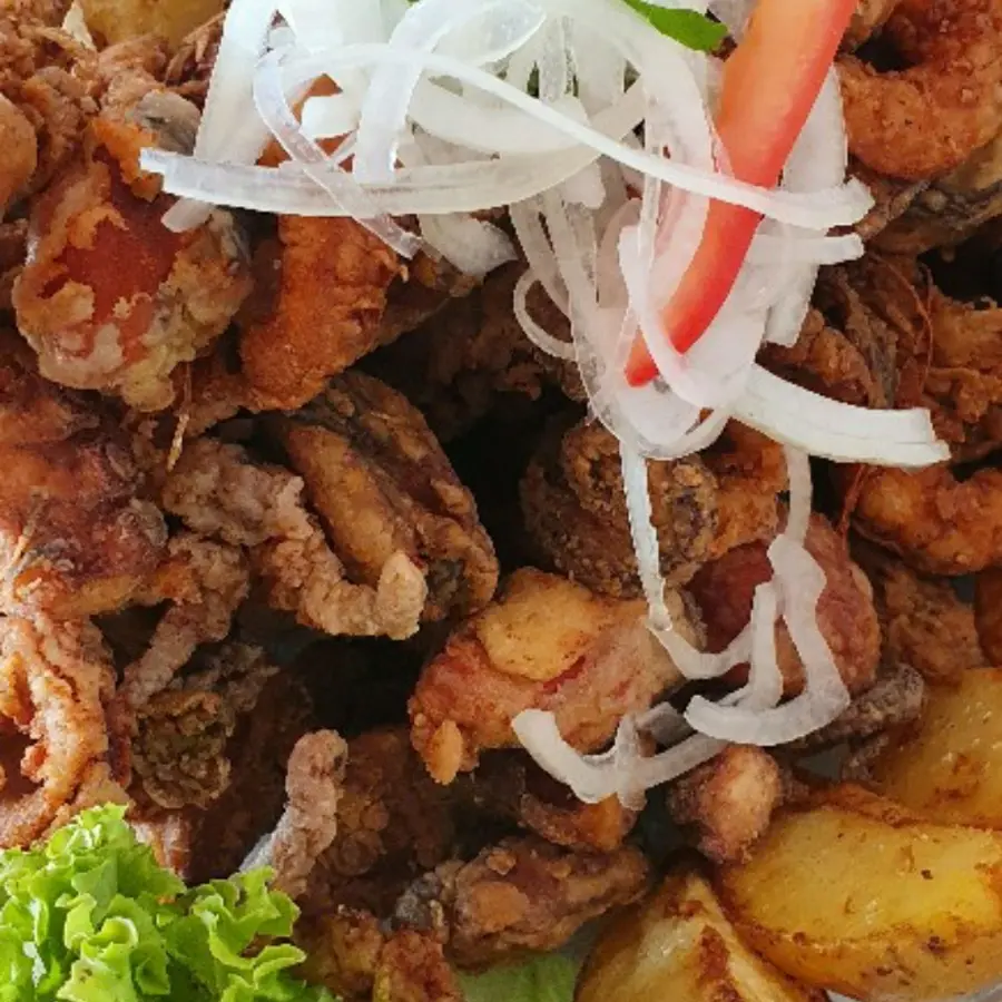 creation thumb for Deep fried seafood
