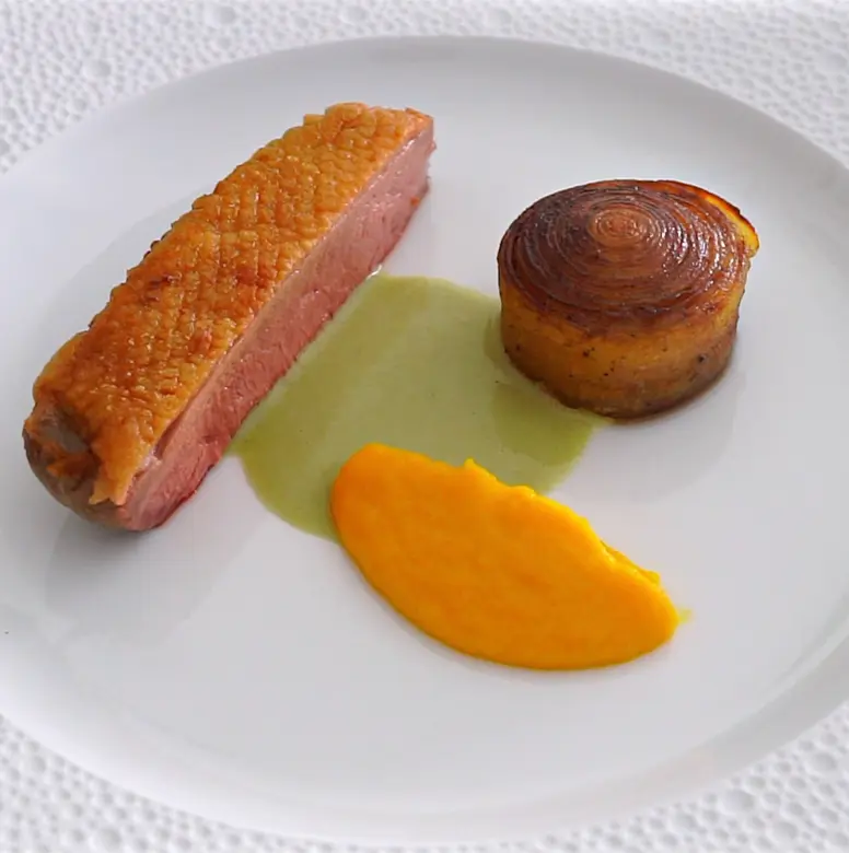 creation thumb for Roasted Duck Breast, Green Curry, Potato & Carrot