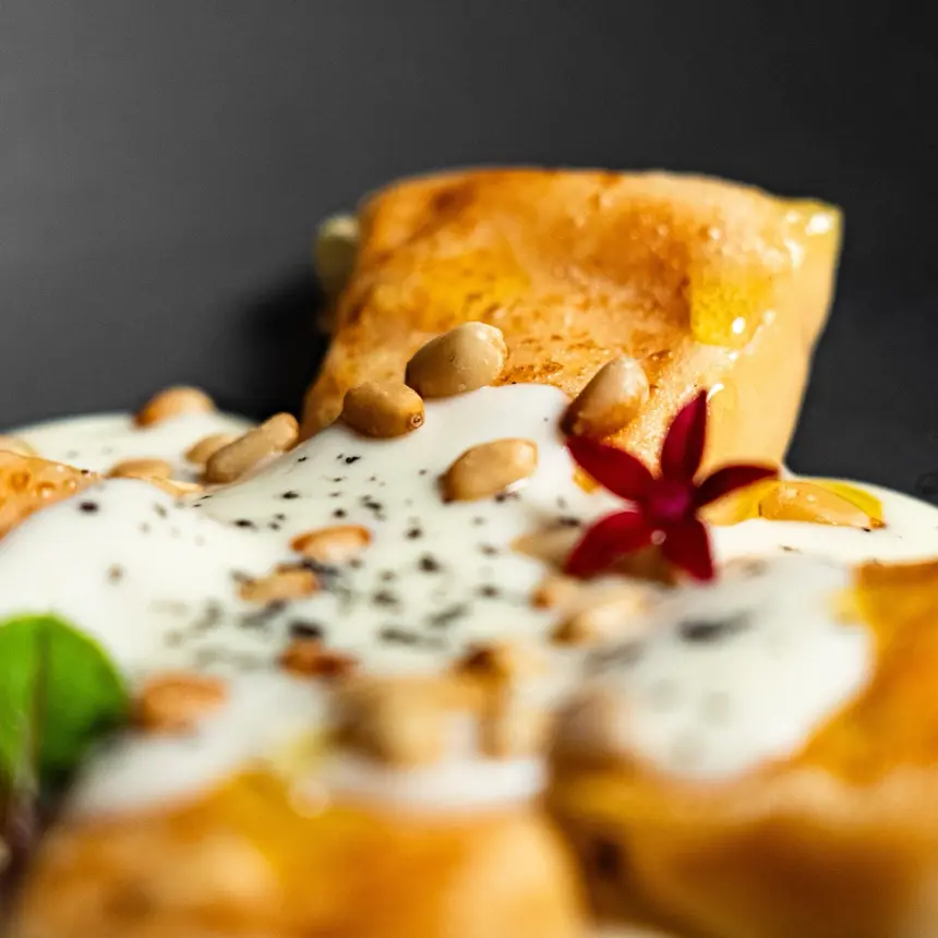 creation thumb for Pumpkin ravioli with cheese