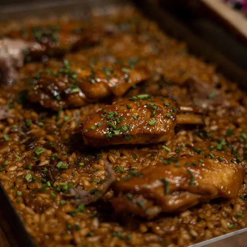 creation thumb for Chicken Wings and Bone Marrow Rice