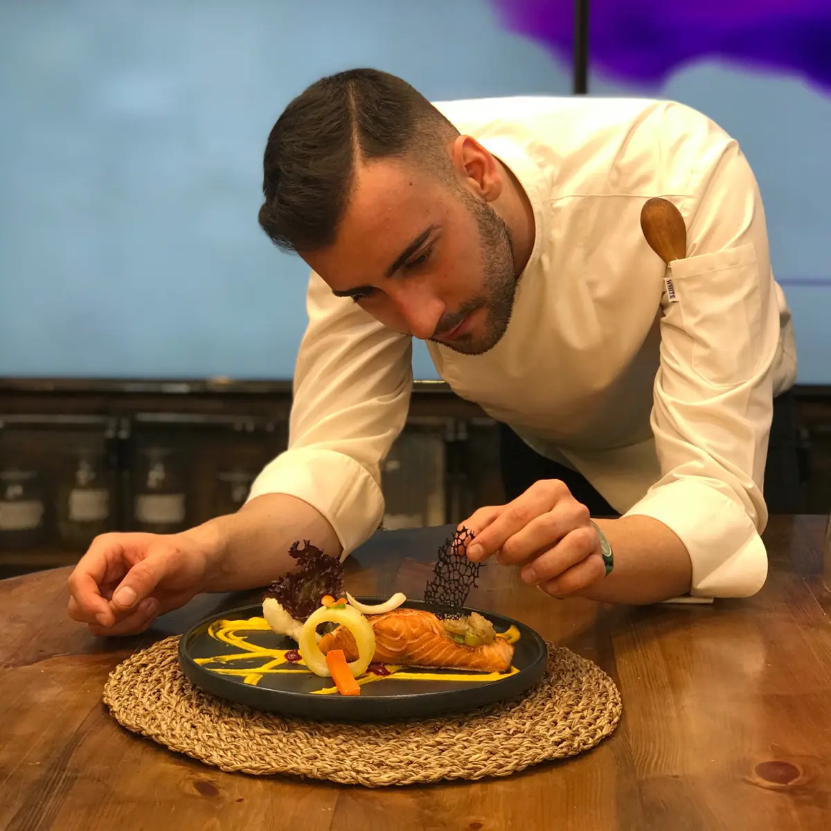 creation thumb for A delicious salmon presentation from our dinner shots By Ali Tuzcu
