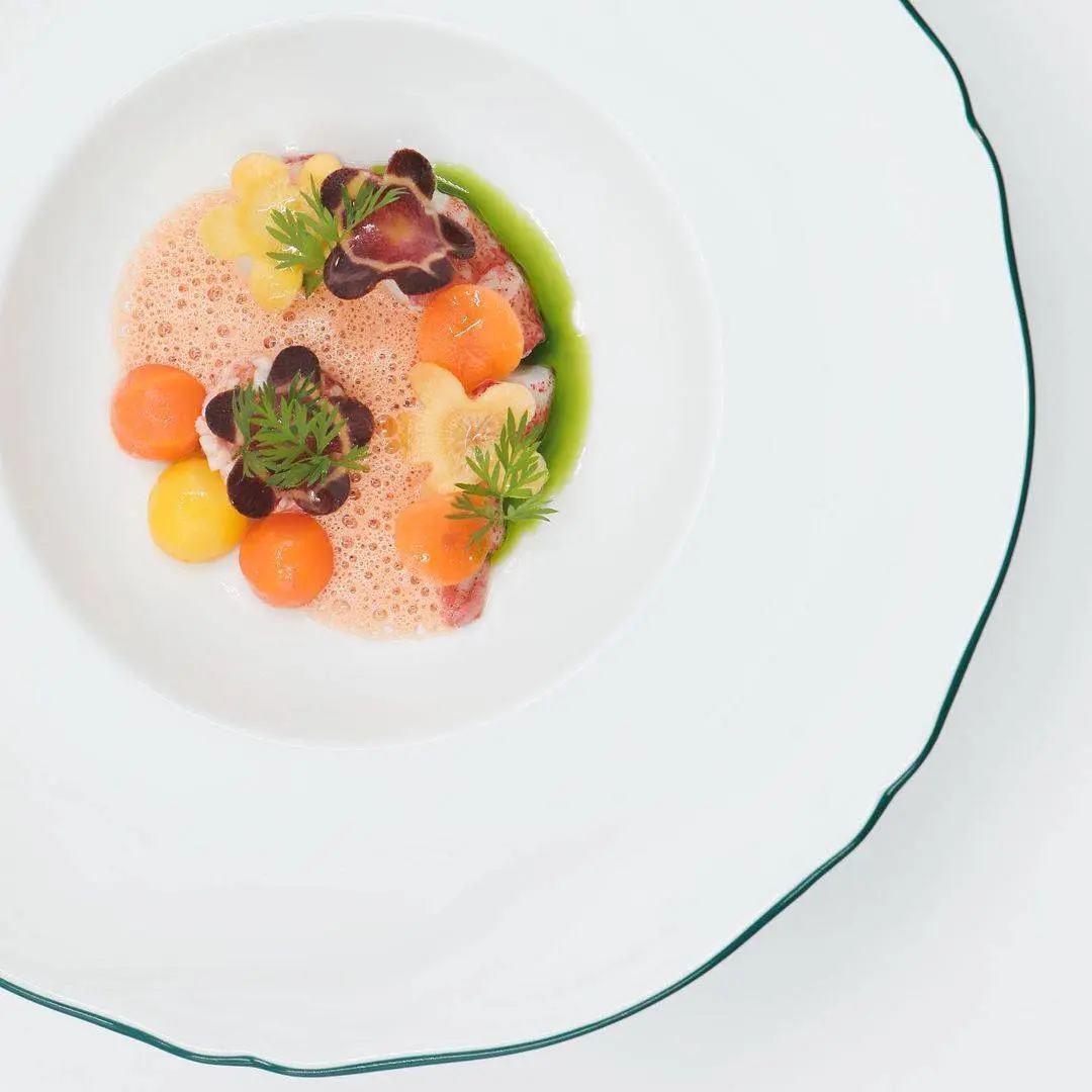 creation thumb for Steamed Lobster, Carrots, Bouillabaisse