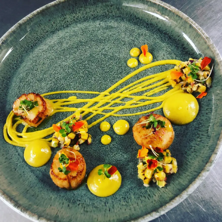 creation thumb for Seared scallops