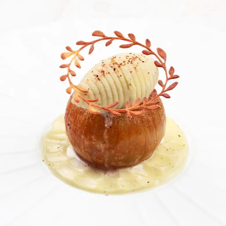 creation thumb for Onion purée, baked Onion, frozen Onion, Onion powder & tuile