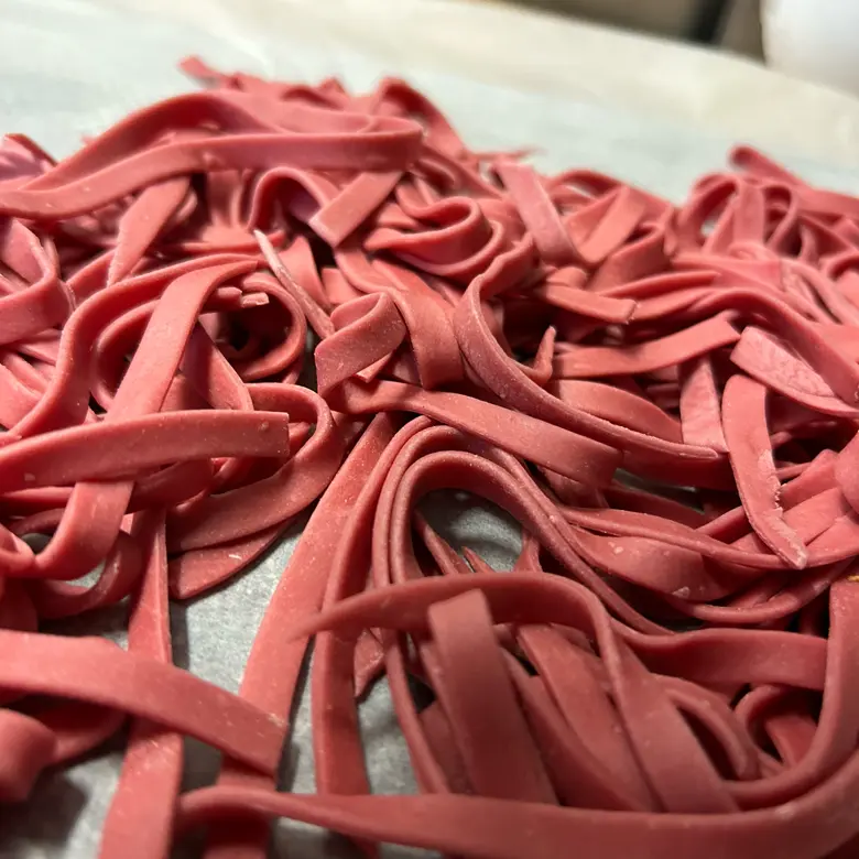 creation thumb for Tagliatelle with red wine 🍷