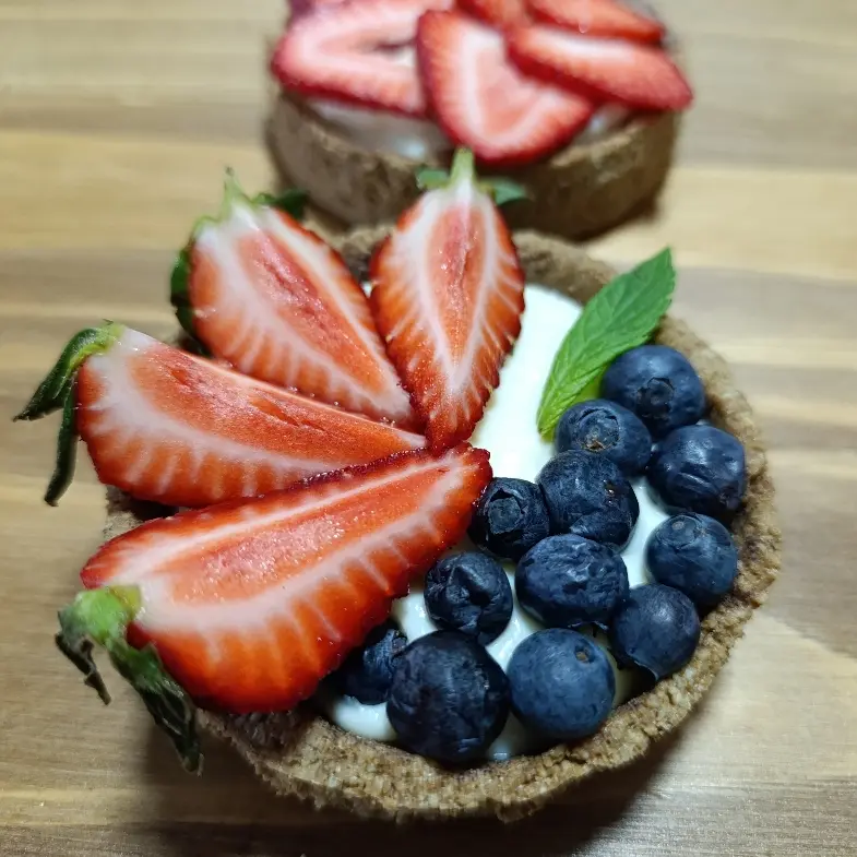 creation thumb for Tarta frutal sin gluten, sin lactosa, sin azúcar