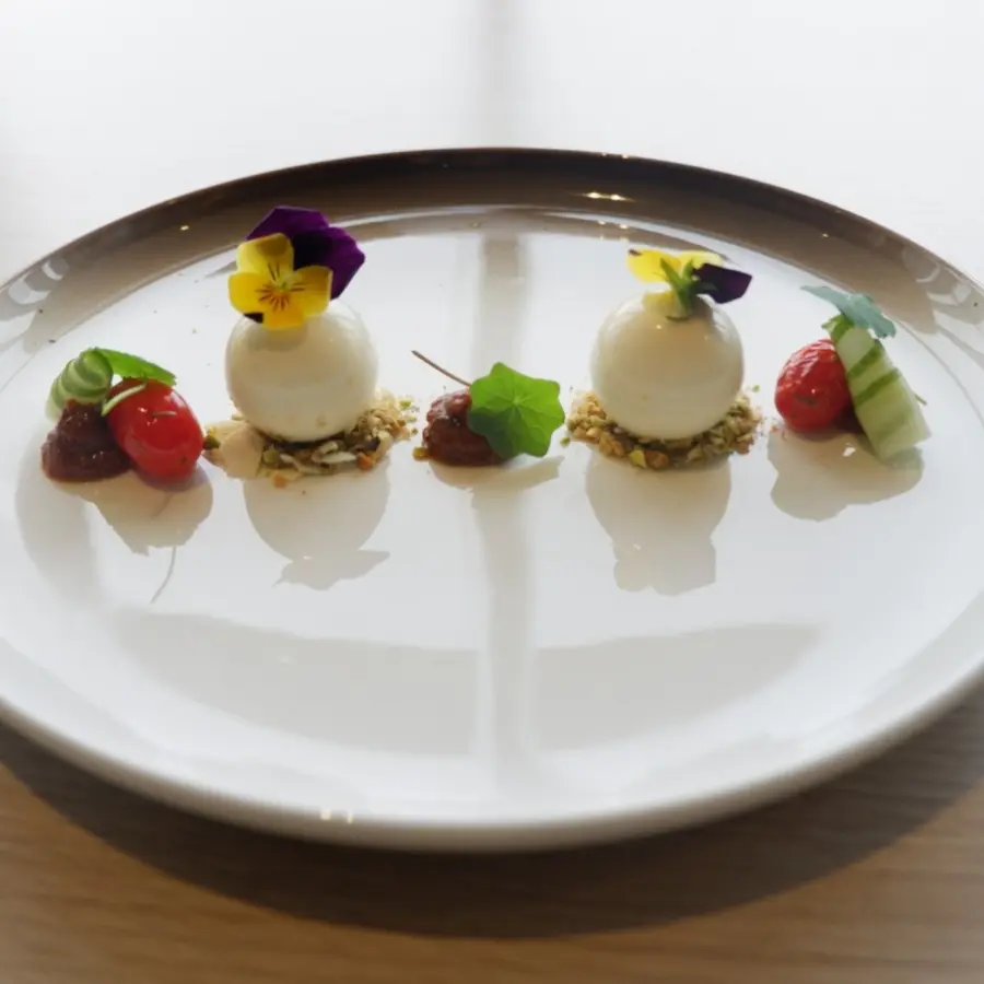 creation thumb for Goat Cheese Panna Cotta #cheflife#ChefZMW