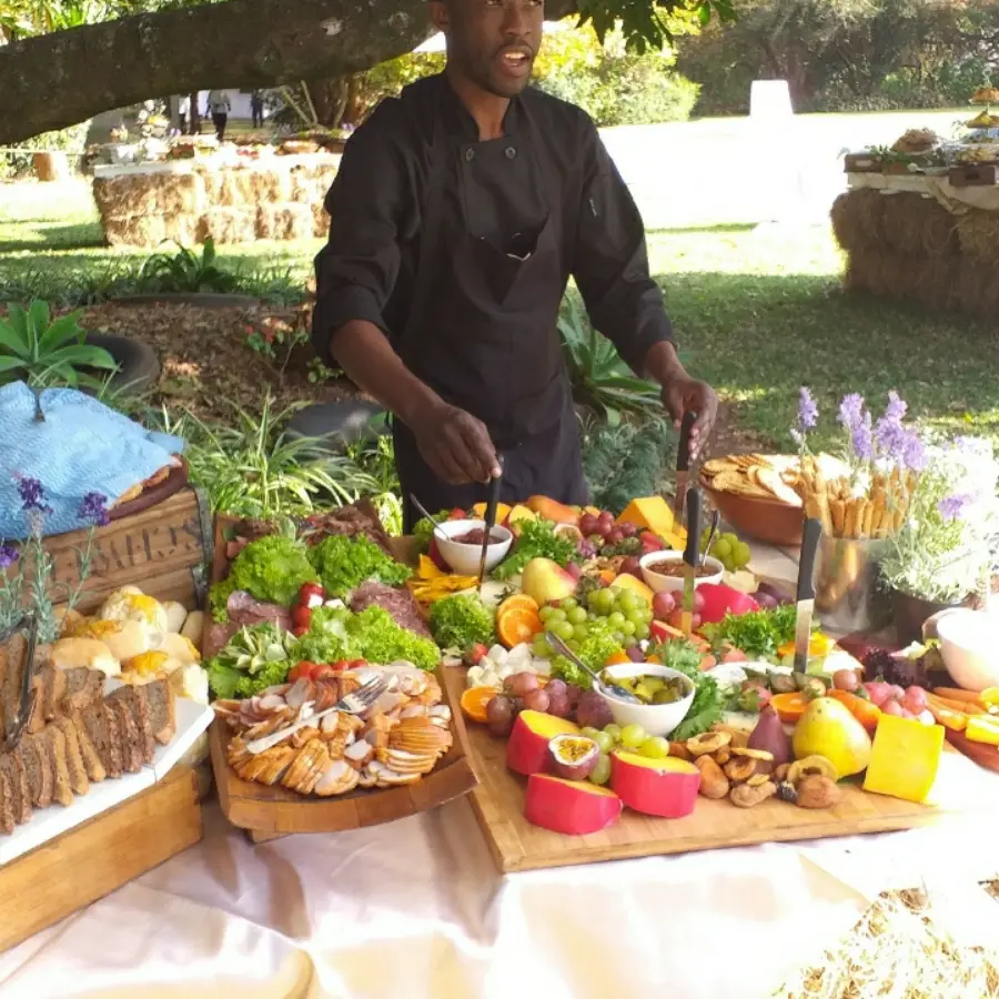 creation thumb for Fruit n meat platter
