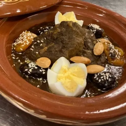 creation thumb for Beef tagine with prunes and apricot