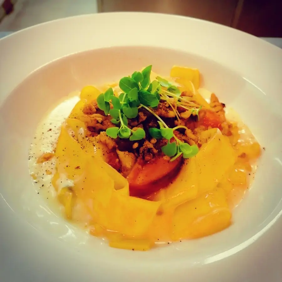 creation thumb for #pappardelle#Gorgonzola#Gewürz Pfirsich