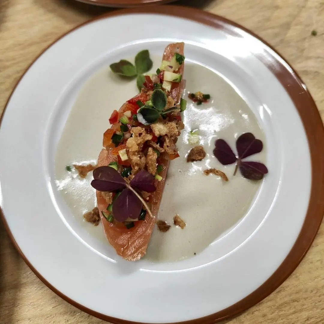 creation thumb for  Smoked Bomlö Salmon with fresh zucchini