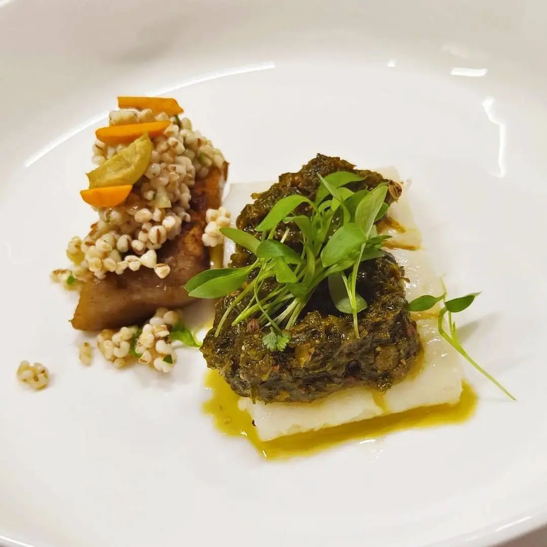 creation thumb for Turbot with fresh herb sauce