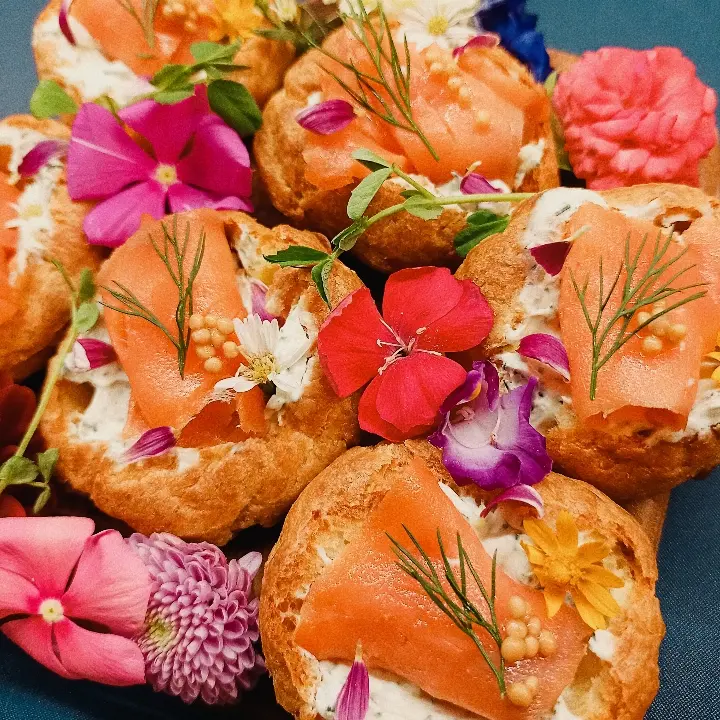 creation thumb for Smoked Salmon Choux Puffs