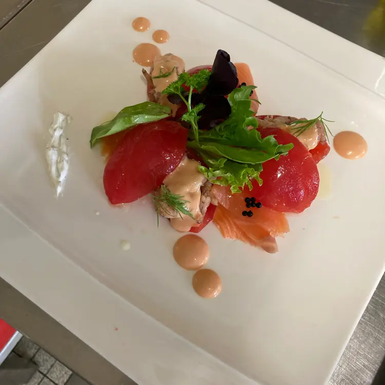 creation thumb for Tomato Shrimp and Smoked Salmon