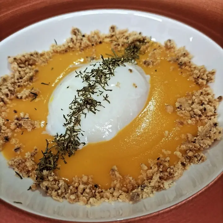 creation thumb for 62° Egg, Pumpkin and Hazelnut
