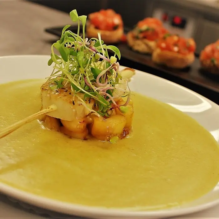 creation thumb for Kokos-Curry Suppe , Apfel , Jackobsmuscheln