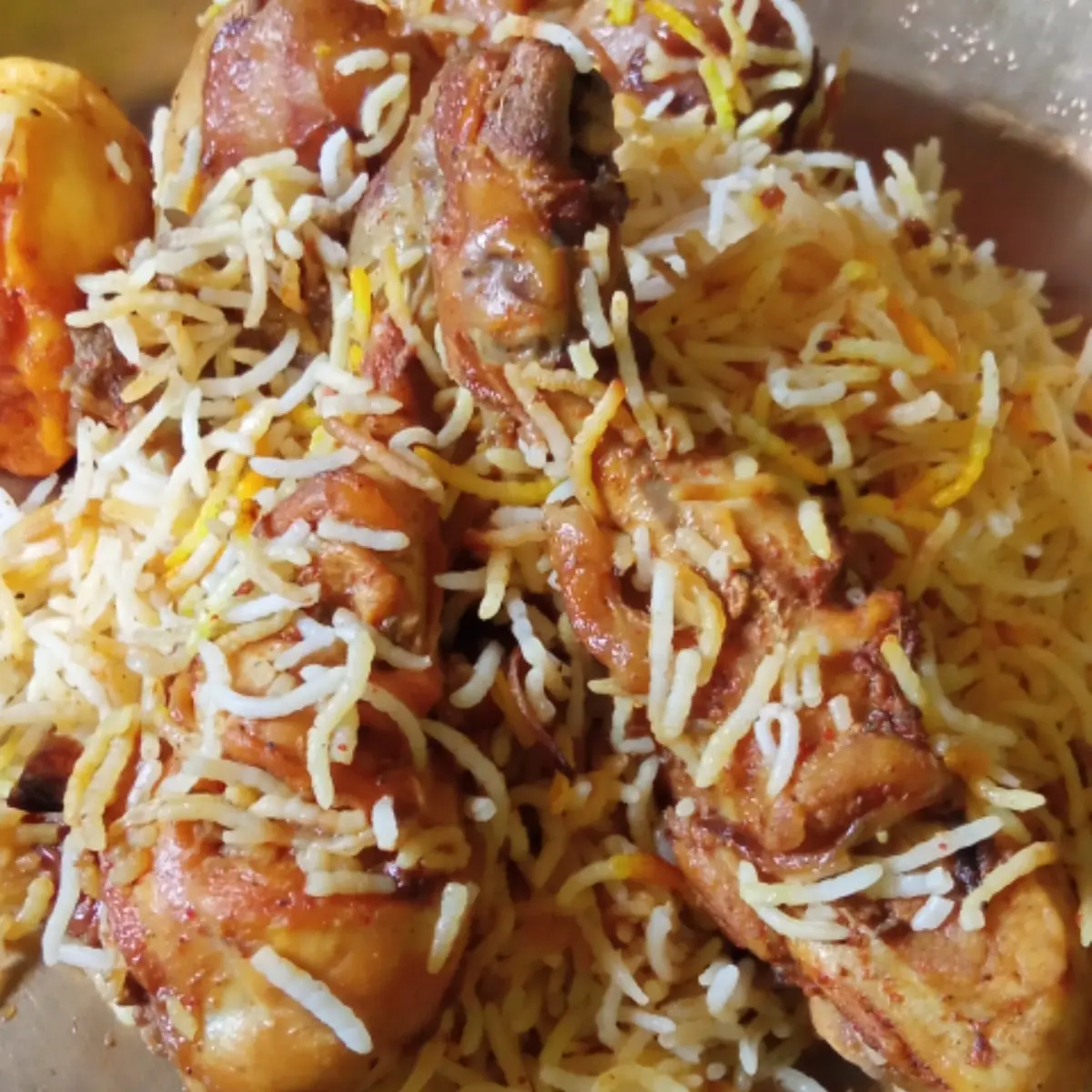 creation thumb for Hähnchen Biriyani