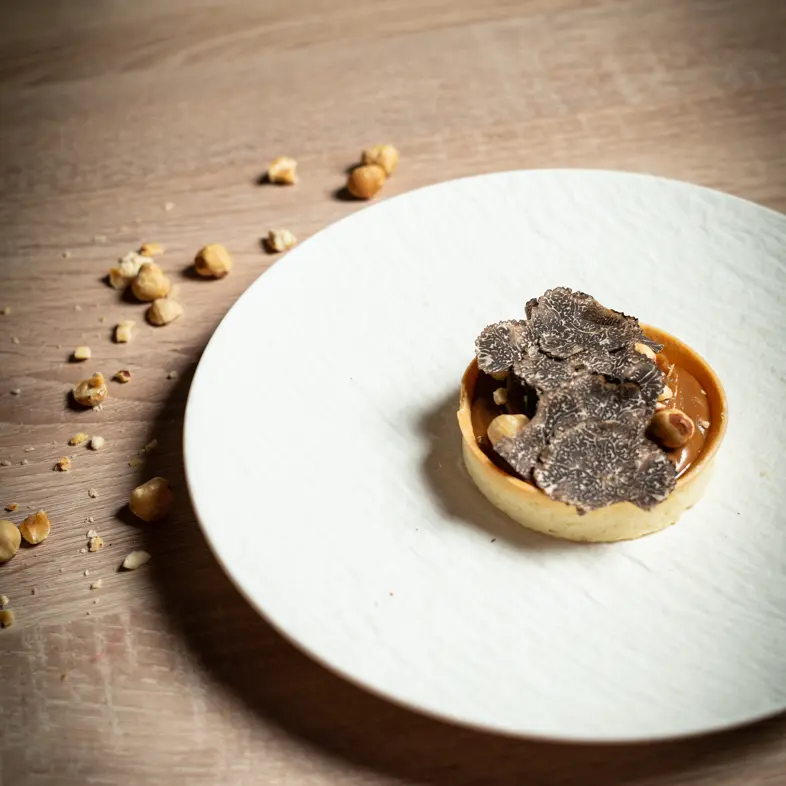 creation thumb for Tartellette hazelnut cream & Périgord truffle