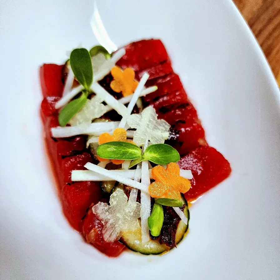 creation thumb for Charred Watermelon Tataki