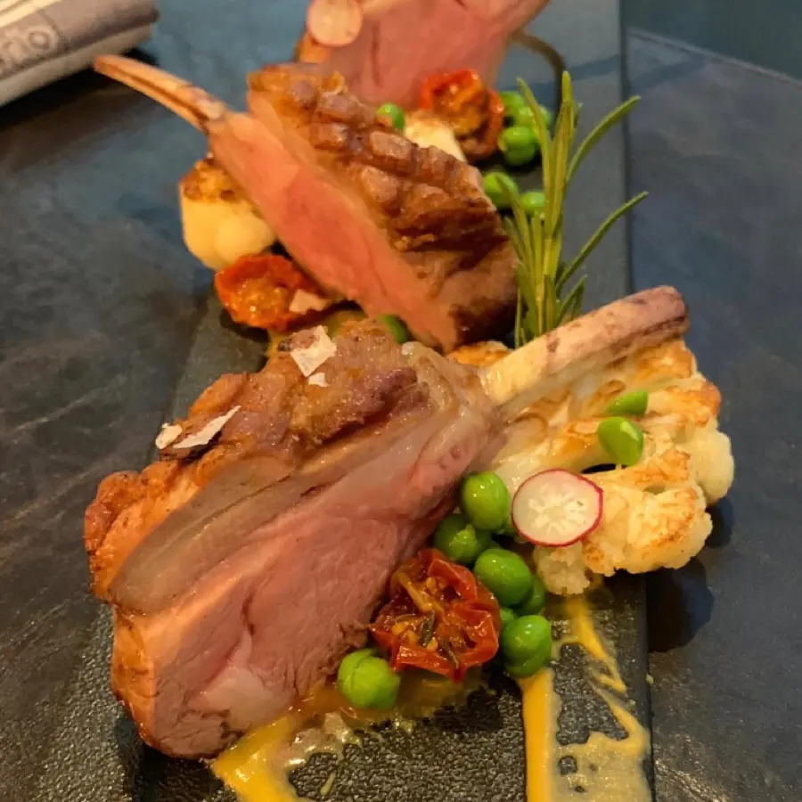 creation thumb for Rack lamb with butter squash puree