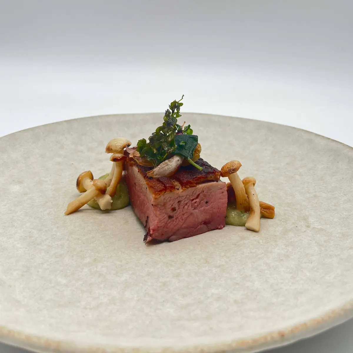 creation thumb for Seared duck breast with herbs