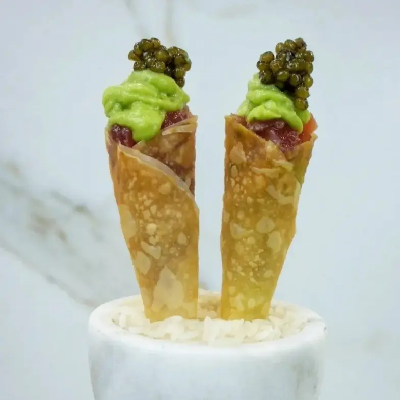 creation thumb for Tuna Cone with Avocado and Caviar