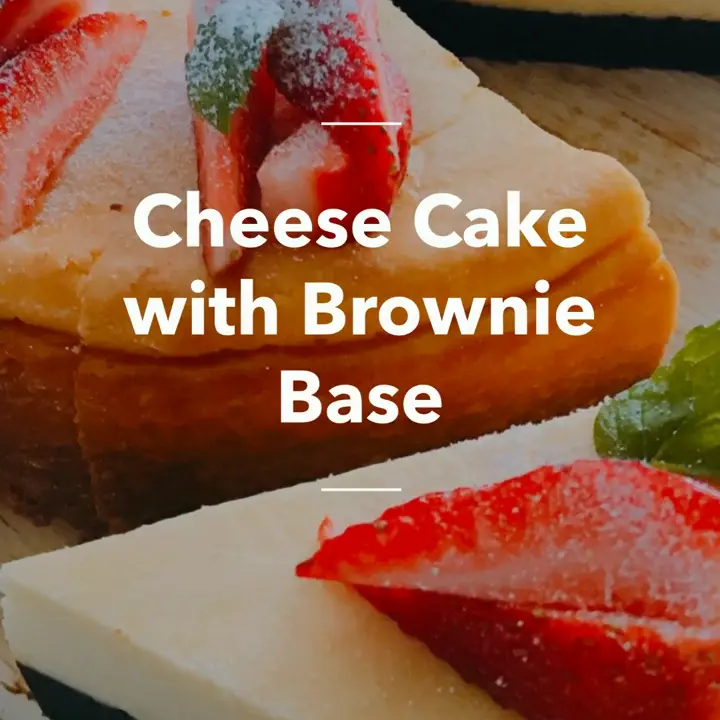 creation thumb for Cheesecake with brownie base