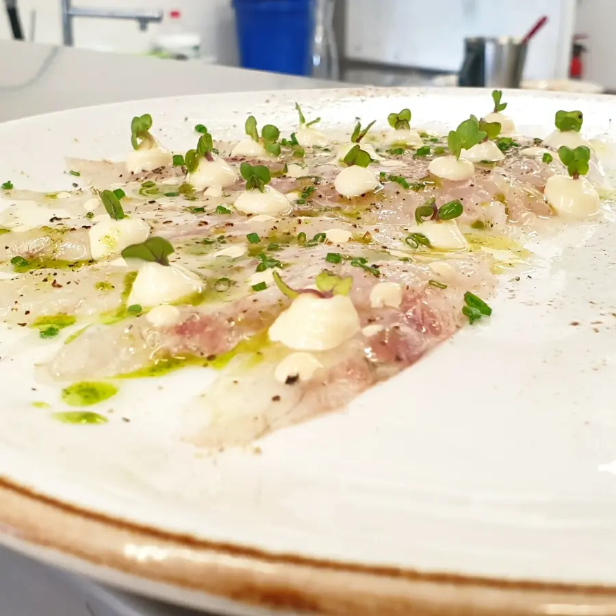 creation thumb for Sea bass carpaccio