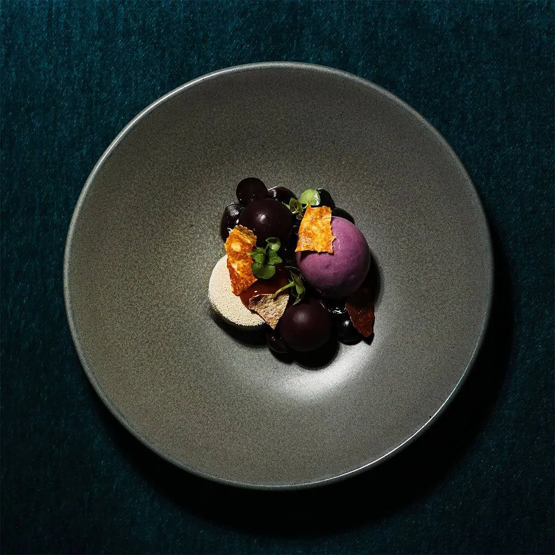 creation thumb for Concord Grape | Goat Cheesecake | Cajeta