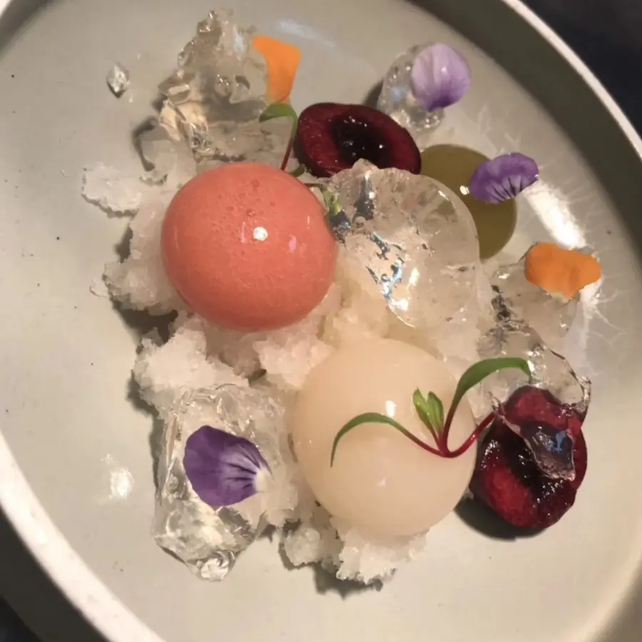 creation thumb for Champagne grantine with mix fruit balls