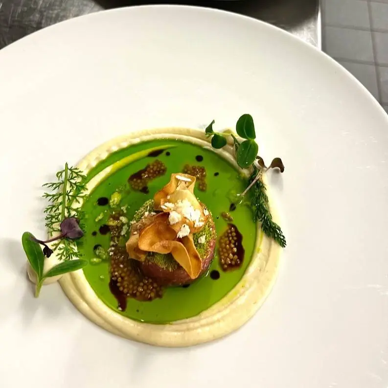 creation thumb for Tartare di vitello, pastinache, semi di senape, patata Belper