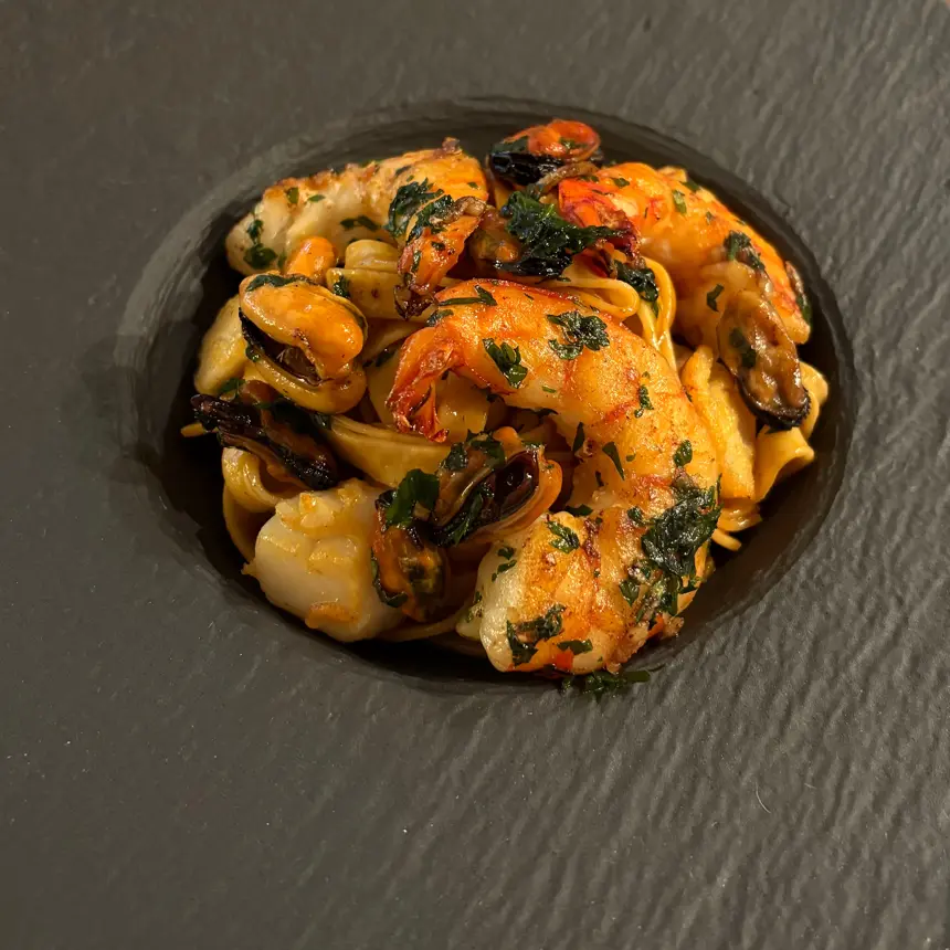 creation thumb for Seafood tagliatelle