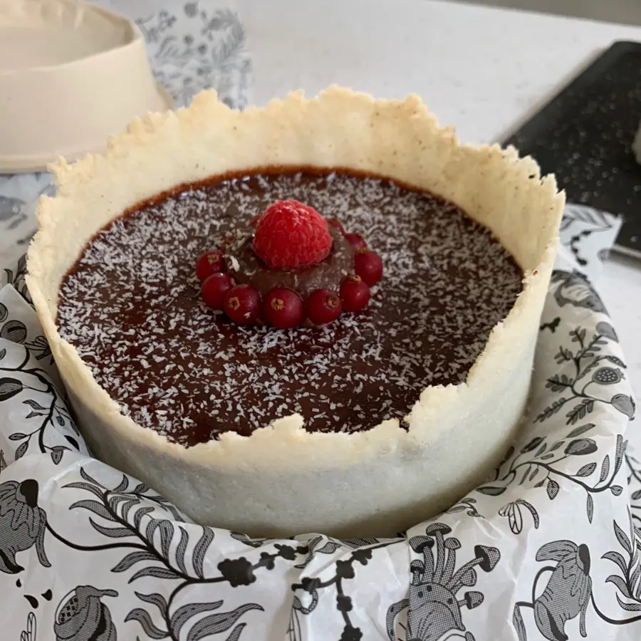 creation thumb for Ritch chocolate coconut tart