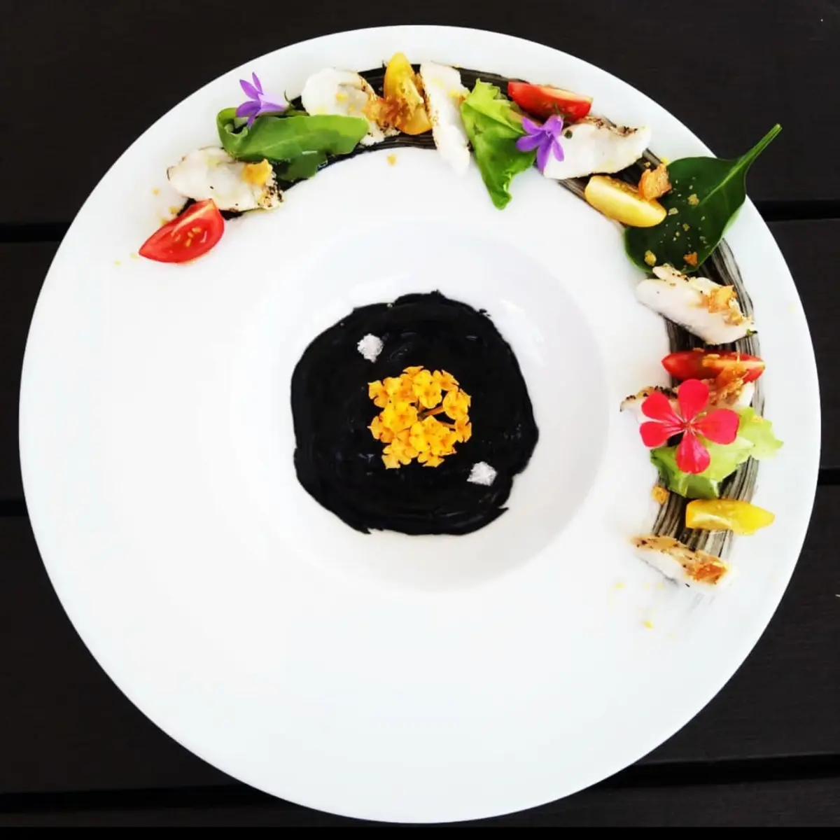creation thumb for Monkfish & black ali oli