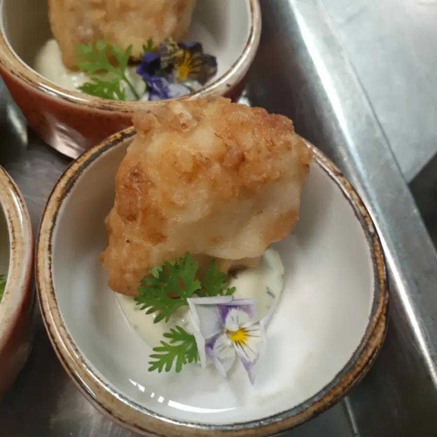 creation thumb for Kingfish adobo w coconut aioli