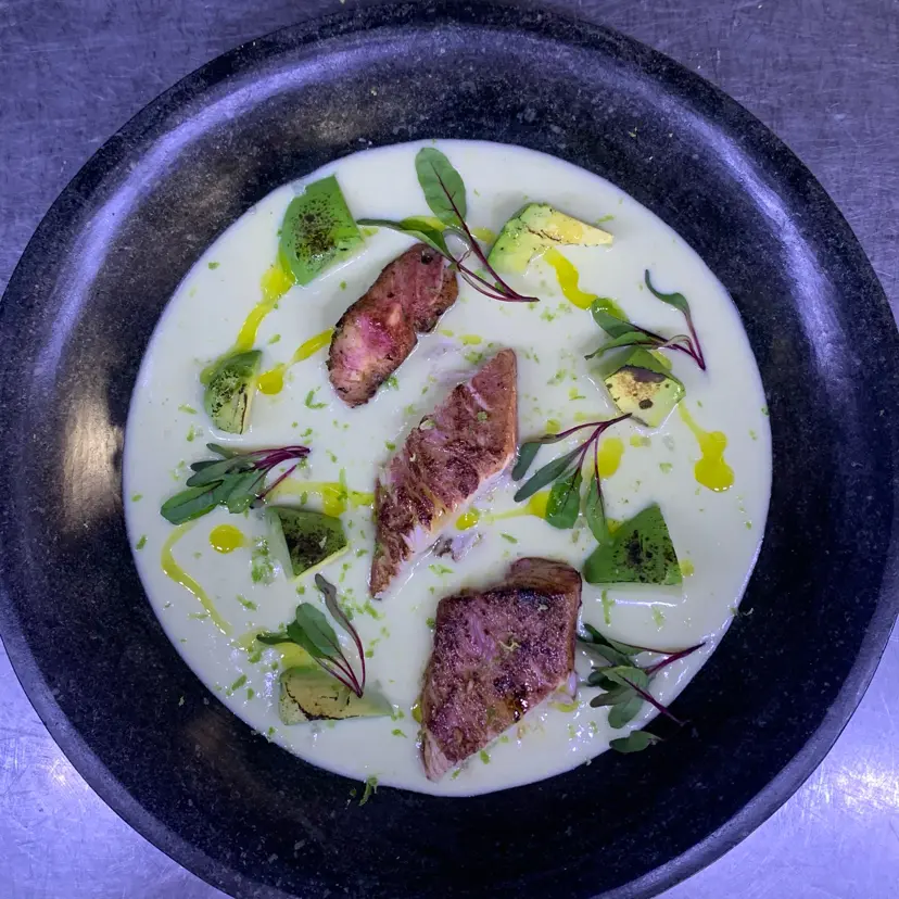 creation thumb for Corvina Brombeere, Vichyssoise und Avocado