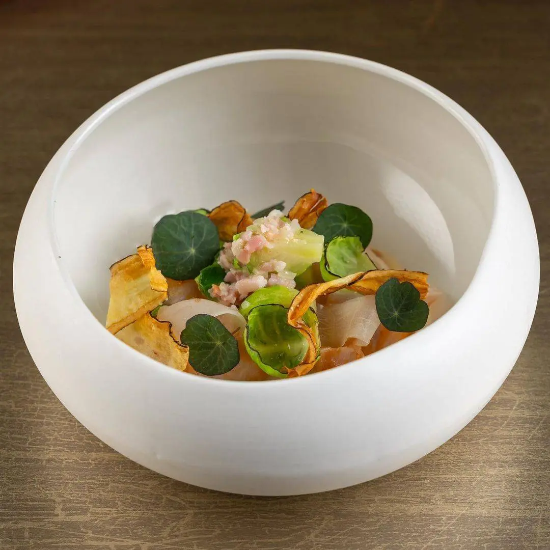 creation thumb for Seabass | Black Salsify | Brussels sprouts