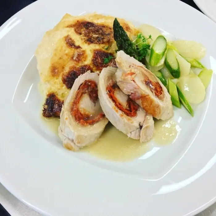 creation thumb for Putenröllchen,Rahmkartoffeln,Spargel
