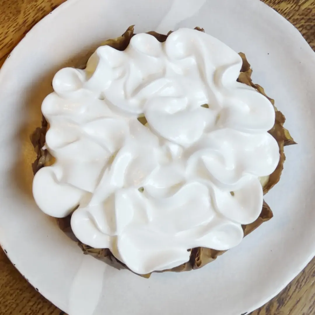 creation thumb for Filo Tart with Lemon Curd & Meringue