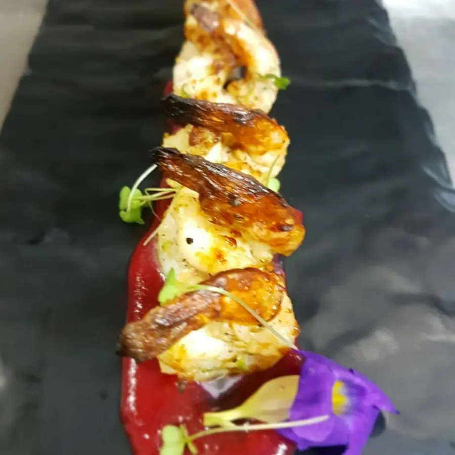 creation thumb for A trail menu kabab-e-jang 1 Samundrai sheer (tandoori prawn tika)