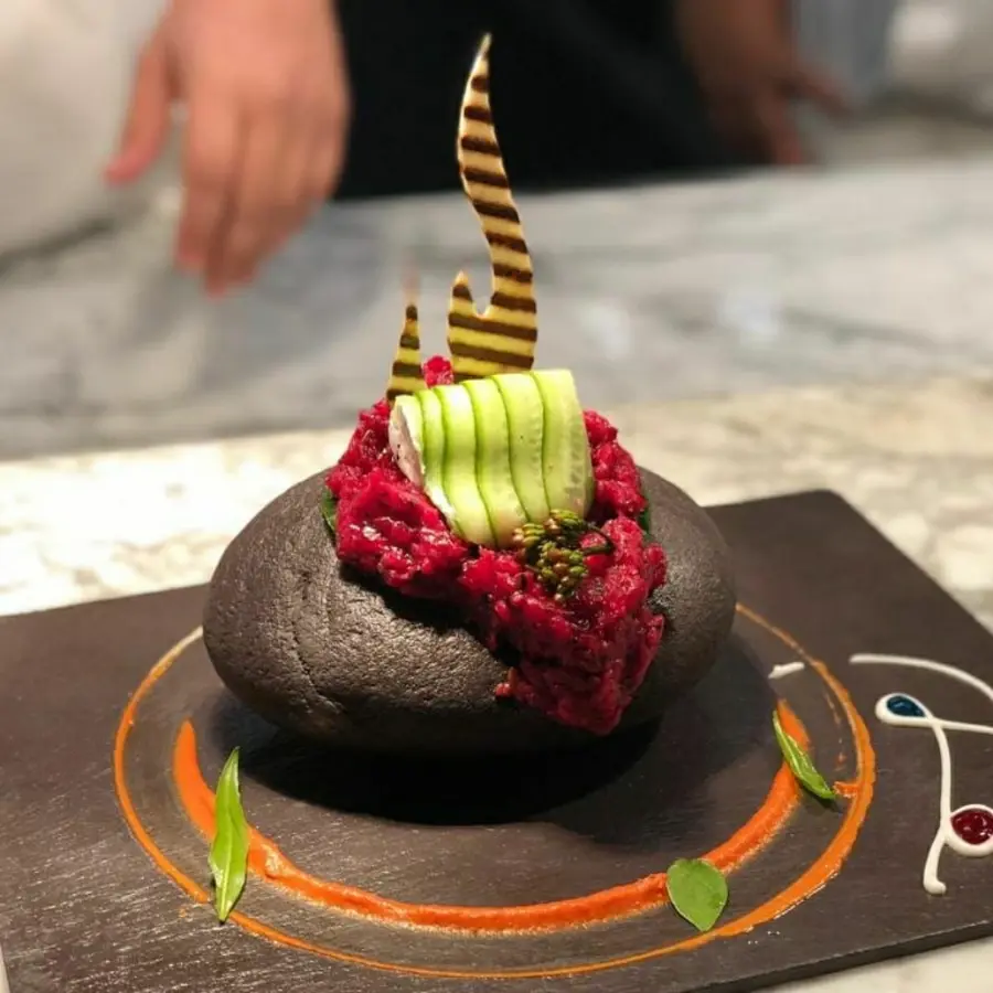 creation thumb for Roseate hotel&resort culinary competition 3rd place  (beetroot resotto)