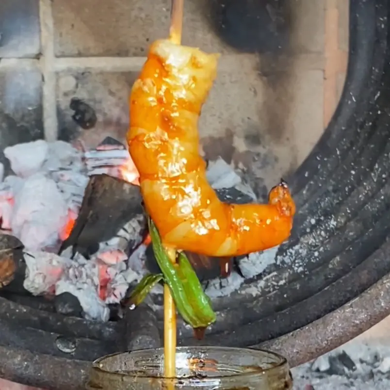 creation thumb for Ebi Yaki (Grilled Shrimp over Charcoal)