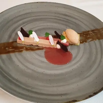 creation thumb for Foie Gras Duo | Rhubarb | Chocolate